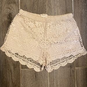 Crochet shorts